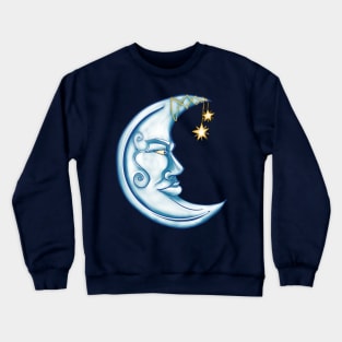 Man in the Moon Crewneck Sweatshirt